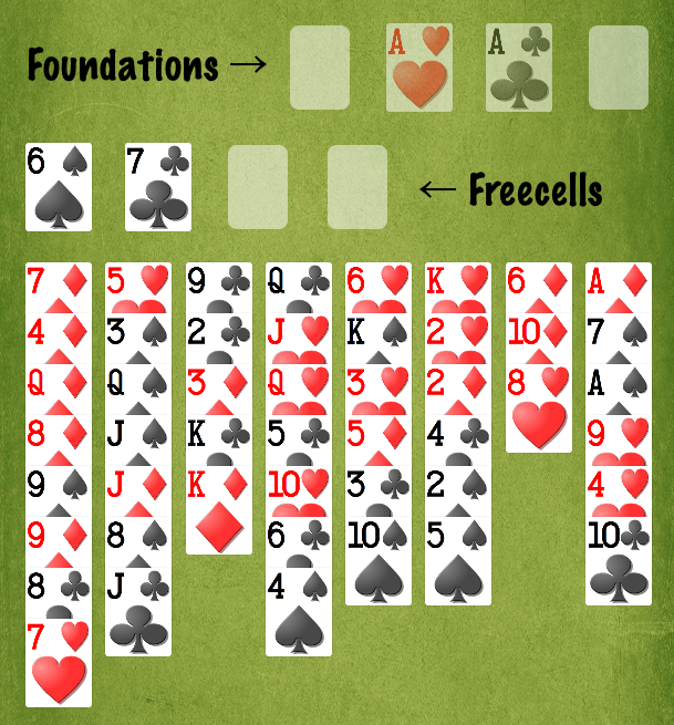 How to play Freecell (Free Cell)